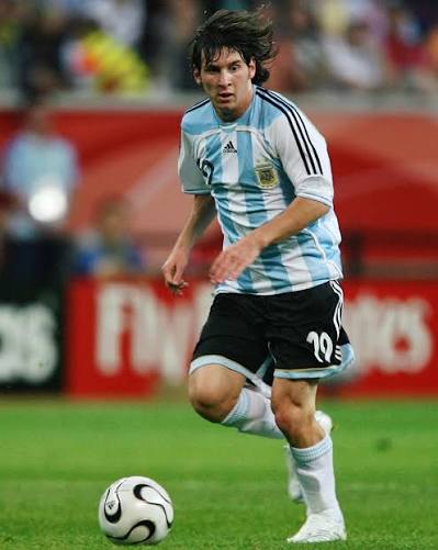 Argentina Retro Home 2006  Manga Longa - Azul e Branca