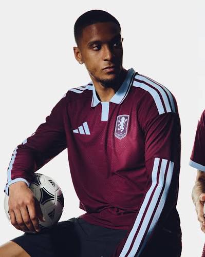 Aston Villa Home 26/27 Manga Longa Torcedor Adidas - Vinho