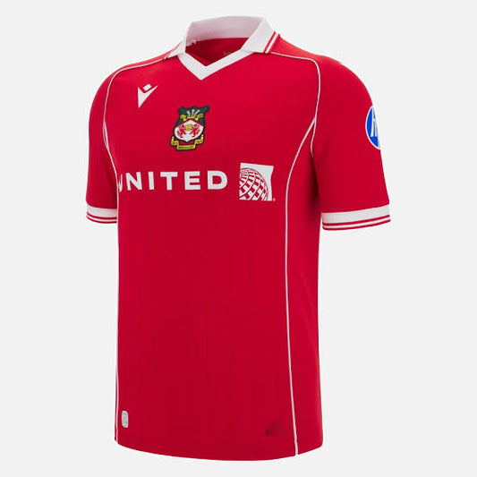 Wrexham Home 25/26 Torcedor Macron - Vermelho