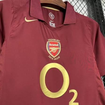 Arsenal Home Retrô 05/06 Nike - Vinho