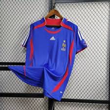 França Retrô Away 2006 Masculino Adidas - Azul