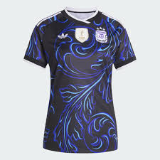 Argentina Away 26/27 Feminino Torcedor Adidas - Preto e Azul