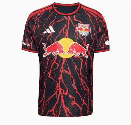 NY Red Bull Home 26/27 Torcedor Adidas - Vermelho e Preto