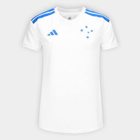 Cruzeiro Away 26/27 Adidas Feminina - Branca