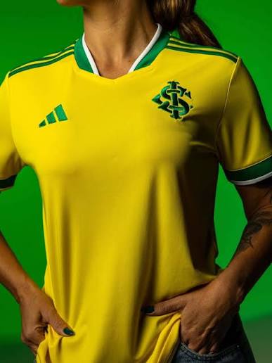 Internacional Edição Especial Brasil 26/27 Adidas Feminino -  Amarela