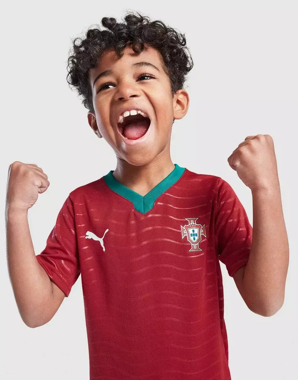 Kit Infantil Portugal Home 26/27  - Vermelha