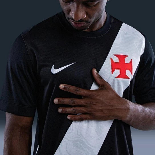 Vasco da Gama Home 26/27 Torcedor Nike Masculino - Preto