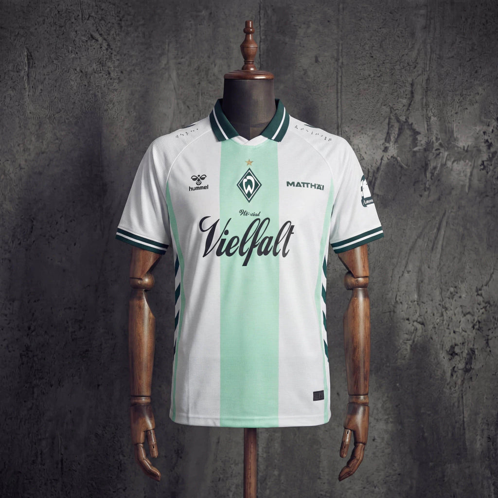 Werder Bremen Edição Especial 26/27 Torcedor Hummel - Branca e Verde