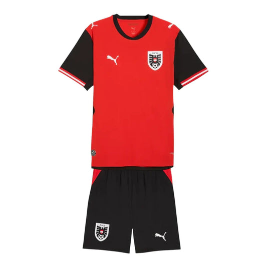 Kit Infantil Austria Home 26/27 - Vermelho