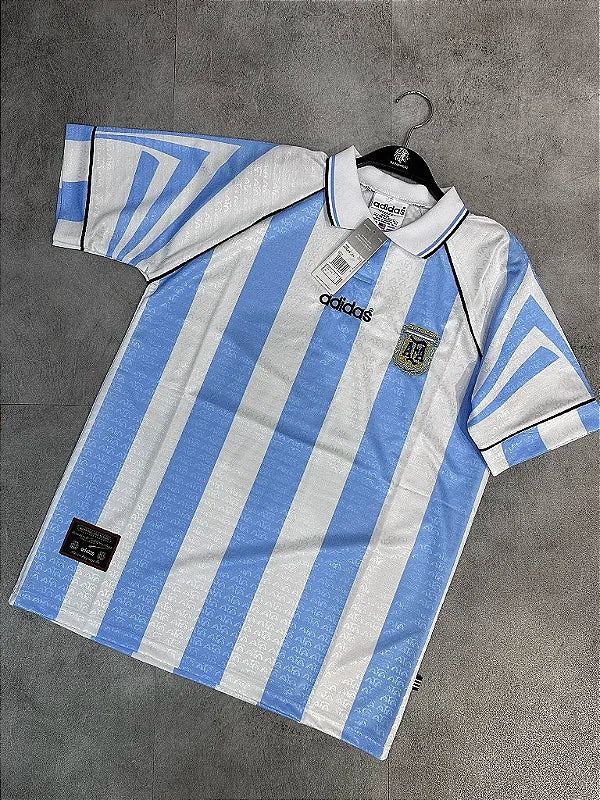 Argentina Home Retrô 1997/1998 Masculino Adidas - Azul e Branca