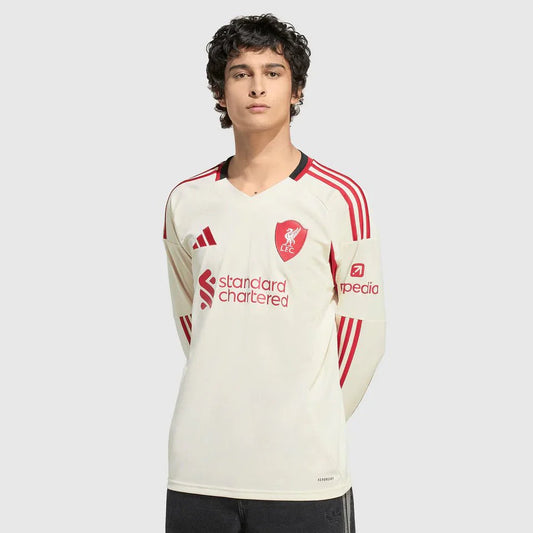 Liverpool Third 25/26 Manga Longa Adidas - Bege