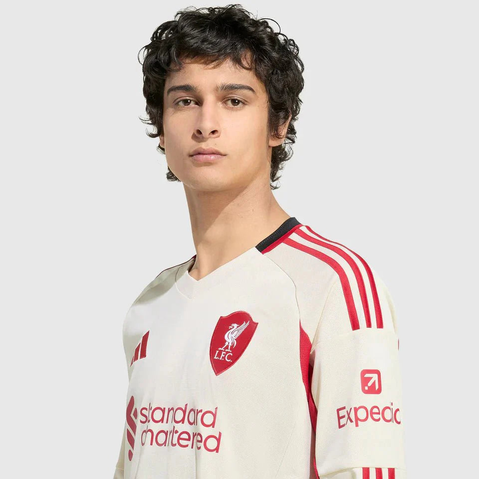 Liverpool Third 25/26 Manga Longa Adidas - Bege