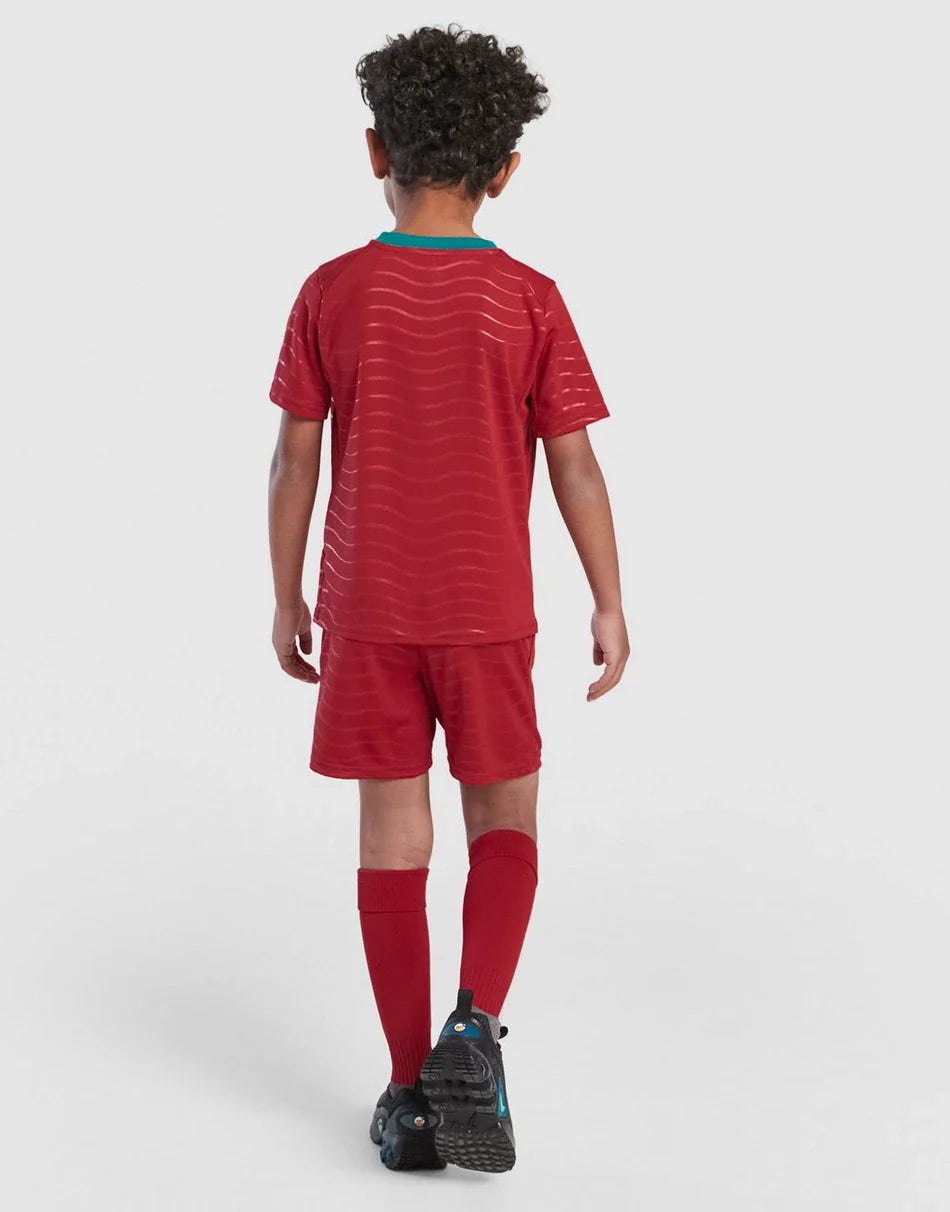 Kit Infantil Portugal Home 26/27  - Vermelha