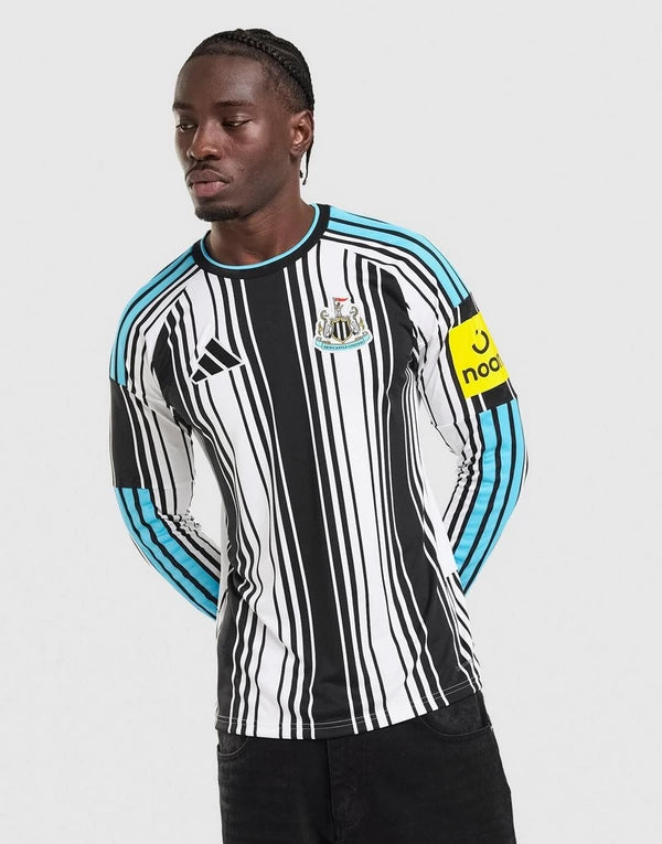 Newcastle Home 26/27 Manga Longa Torcedor Adidas - Preto e Branco
