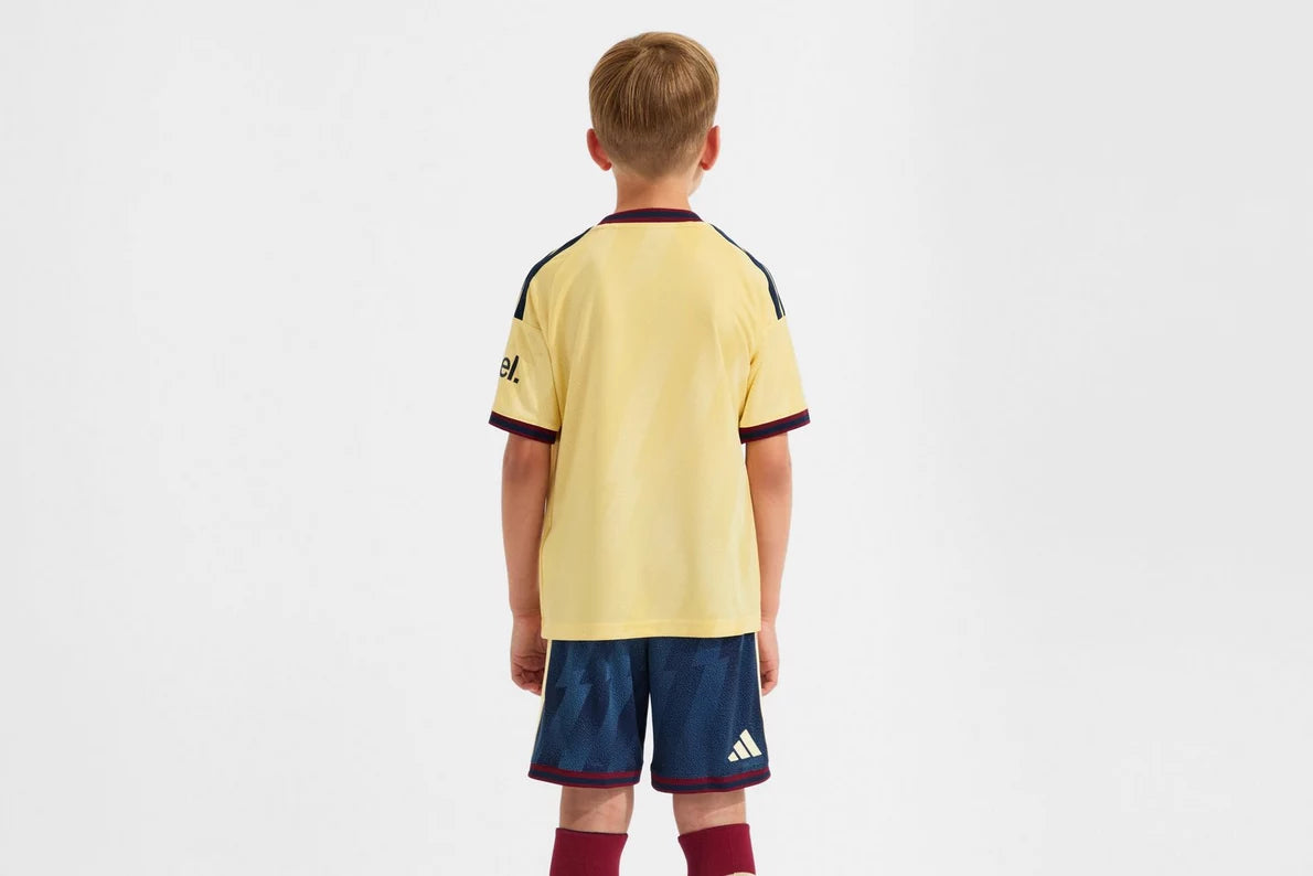 Kit Infantil Arsenal Third 26/27 - Amarela