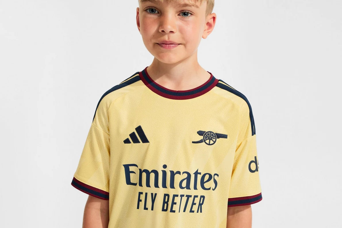 Kit Infantil Arsenal Third 26/27 - Amarela
