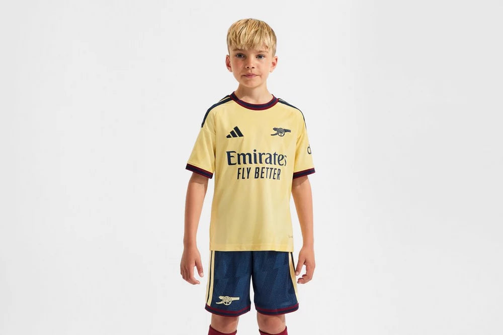 Kit Infantil Arsenal Third 26/27 - Amarela