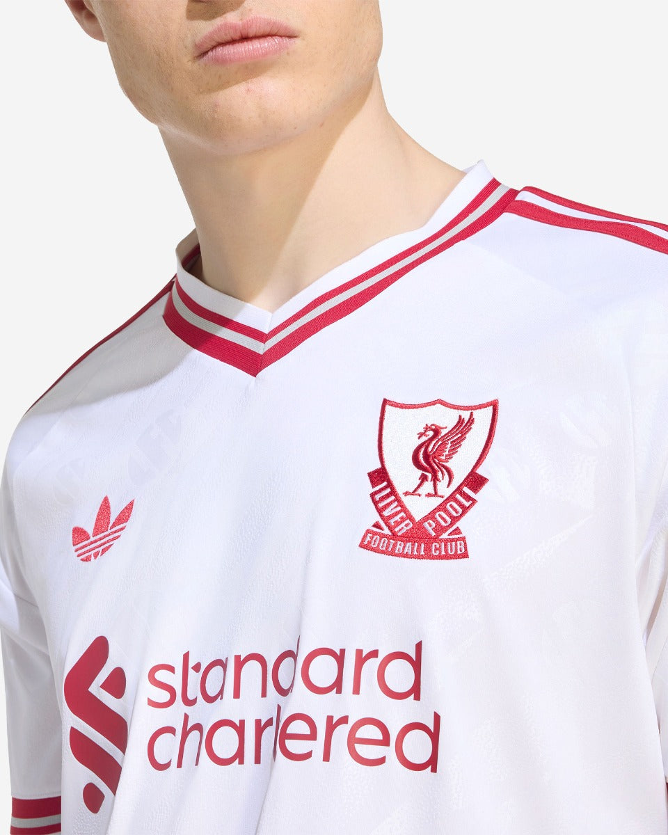 Liverpool Away 26/27 Torcedor Adidas - Branca