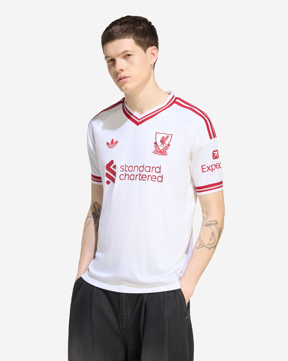 Liverpool Away 26/27 Torcedor Adidas - Branca