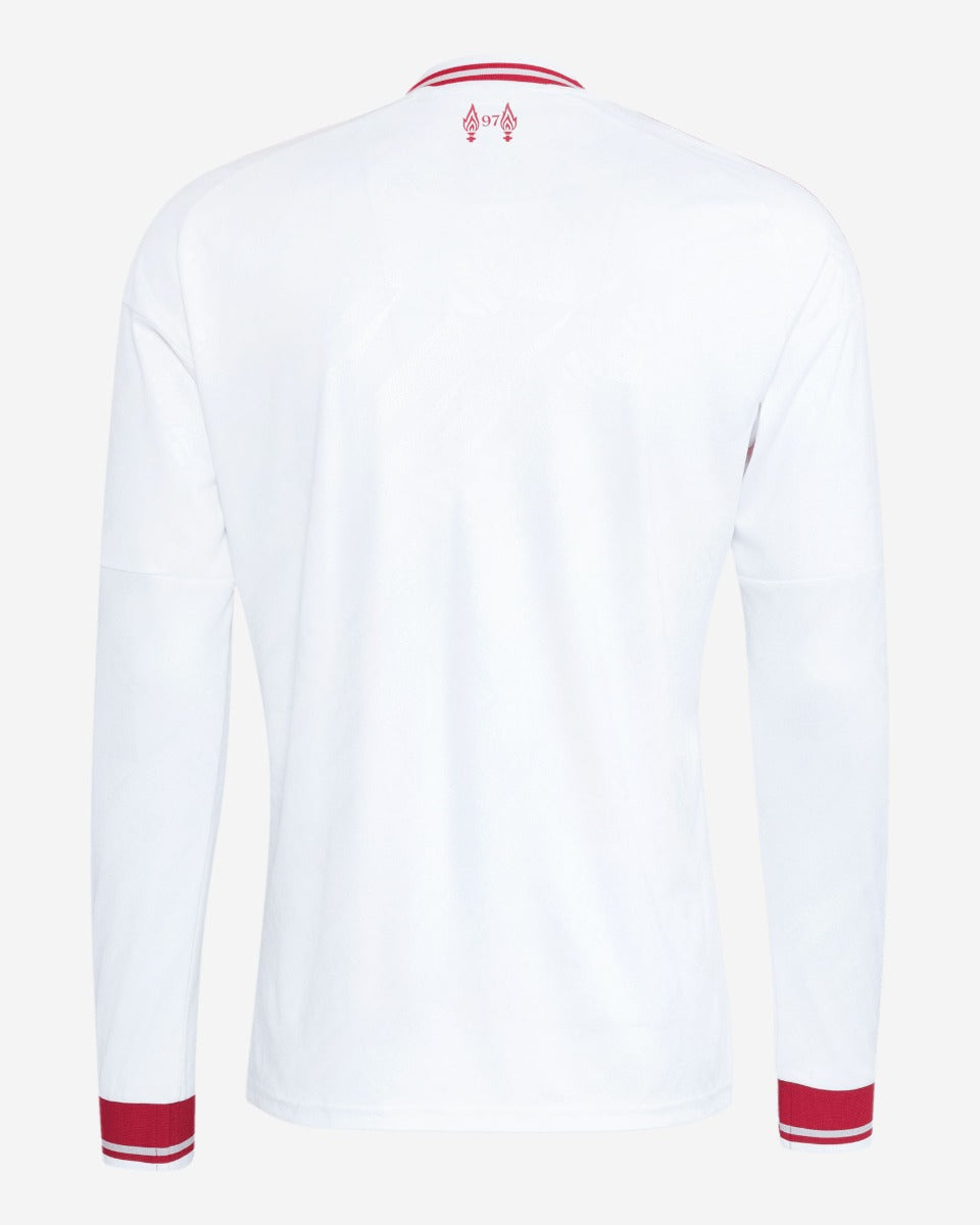 Liverpool Away 26/27 Manga Longa Adidas - Branca