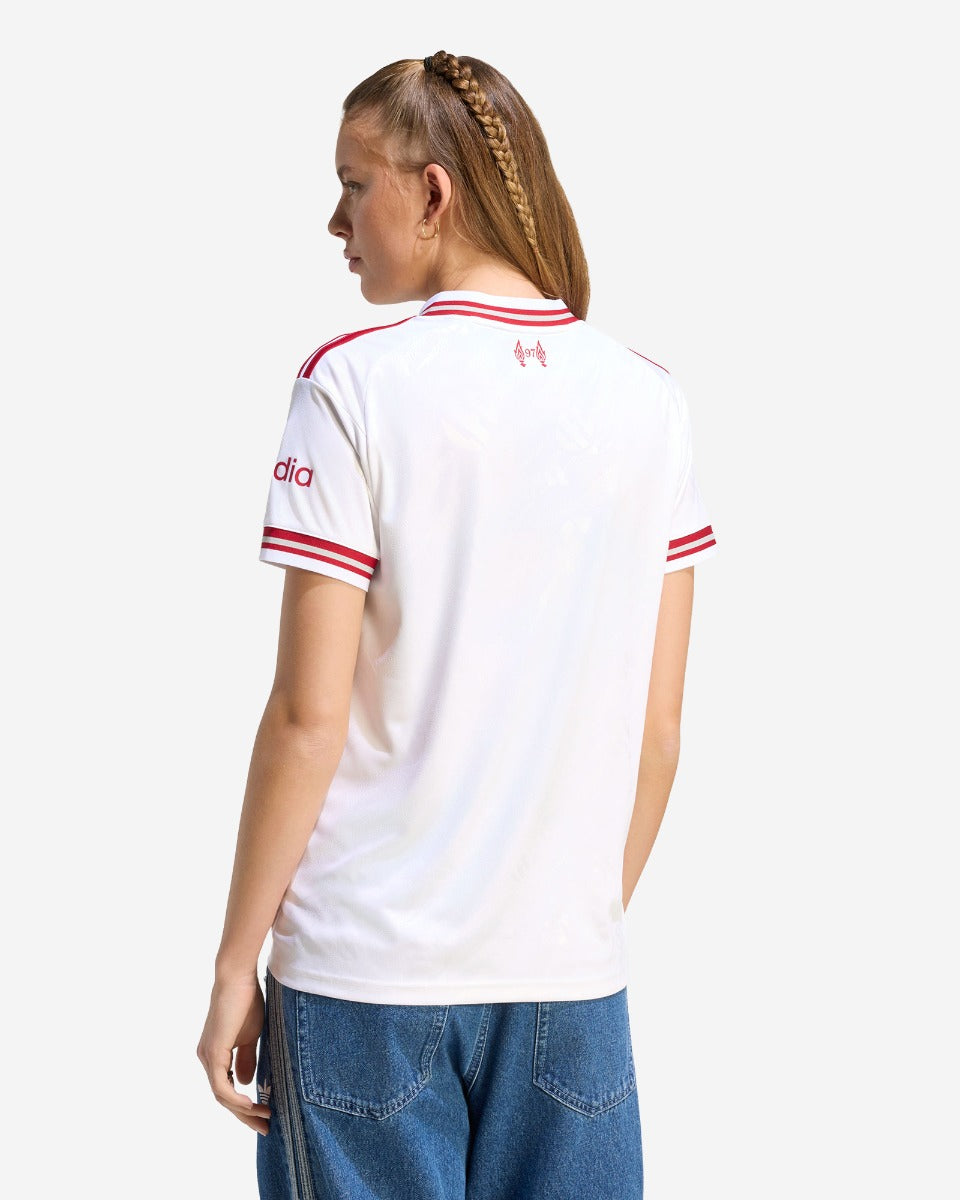 Liverpool Away 26/27 Feminina Adidas - Branca