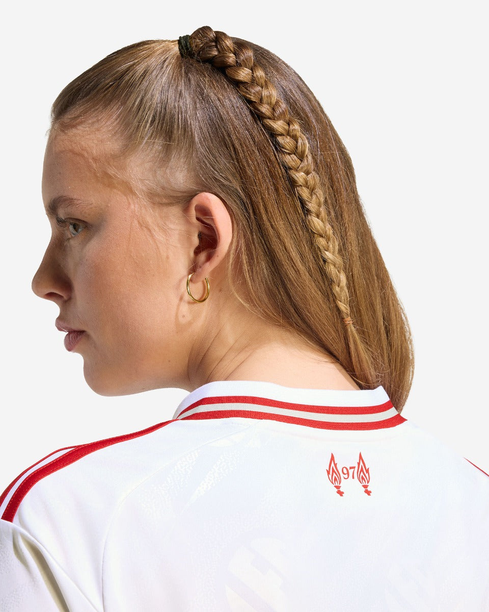 Liverpool Away 26/27 Feminina Adidas - Branca