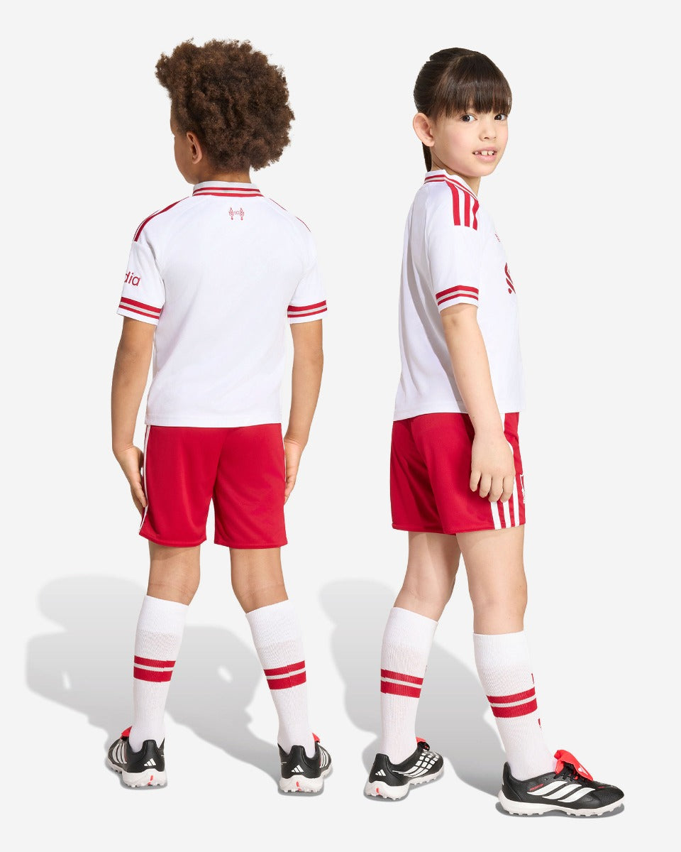 Kit Infantil Liverpool Away 26/27  - Branco