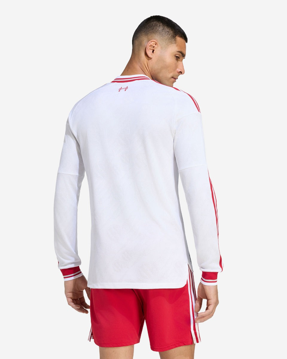 Liverpool Away 26/27 Manga Longa Jogador Adidas - Branco
