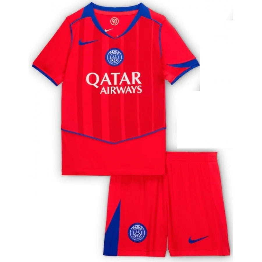 Kit Infantil PSG Third 25/26  - Vermelho