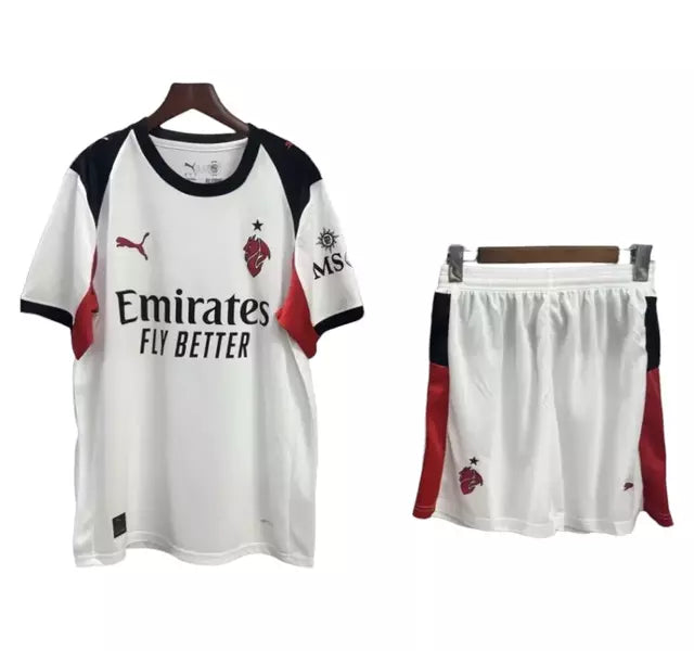 Kit Infantil Milan Away 25/26  - Branco
