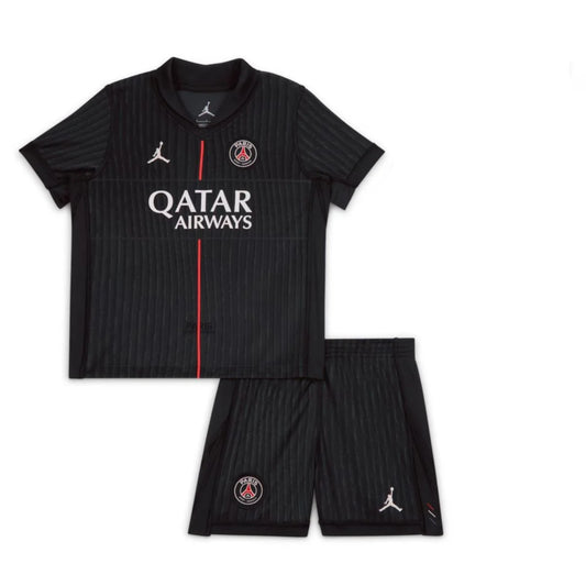 Kit Infantil PSG Fourth 25/26 - Preto