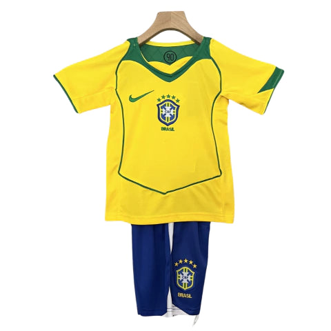 Kit Infantil Brasil Retro Home 2005 - Amarela