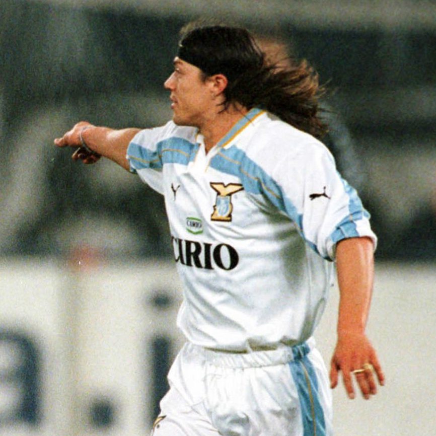 Lazio Away Retrô 2000/2001 Puma - Branca