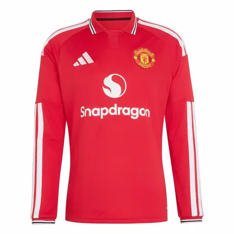 Manchester United Home 26/27 Manga Longa Torcedor Adidas - Vermelho
