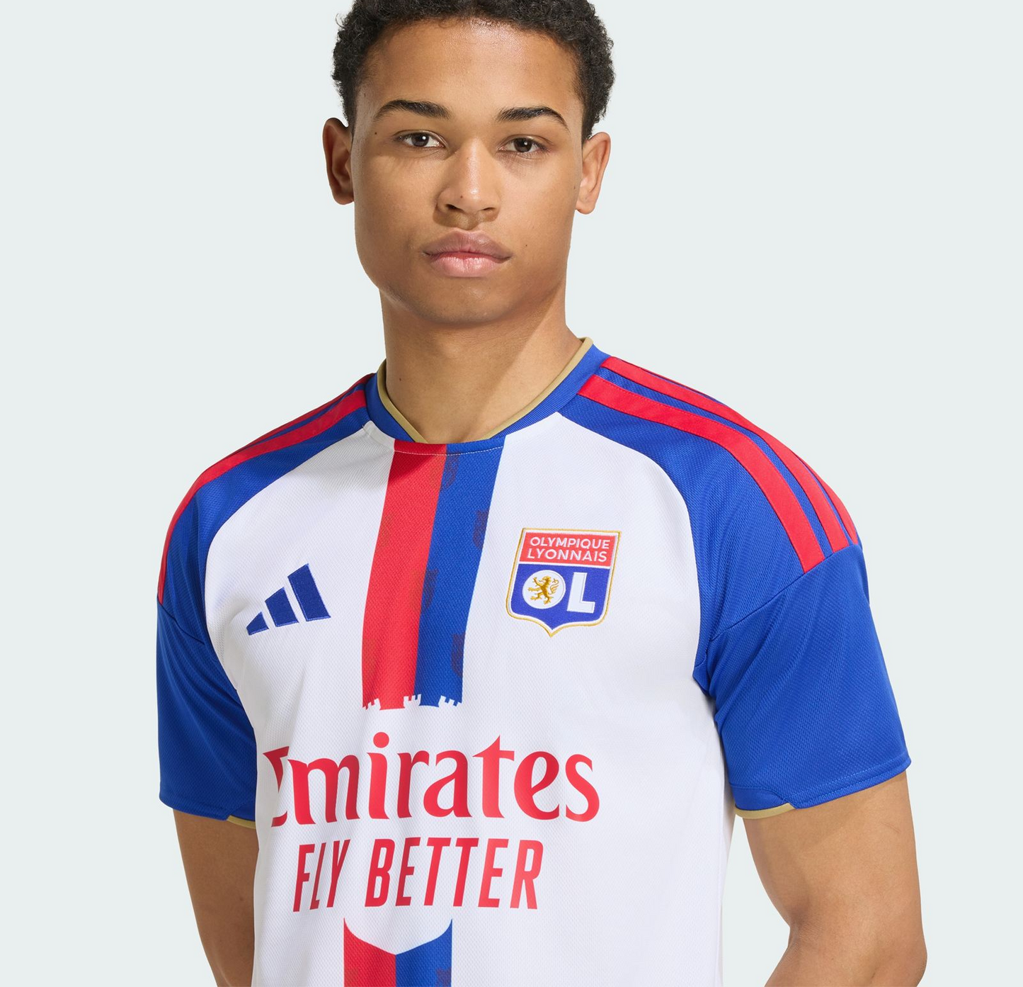 Lyon Home 26/27 Torcedor Adidas - Branca