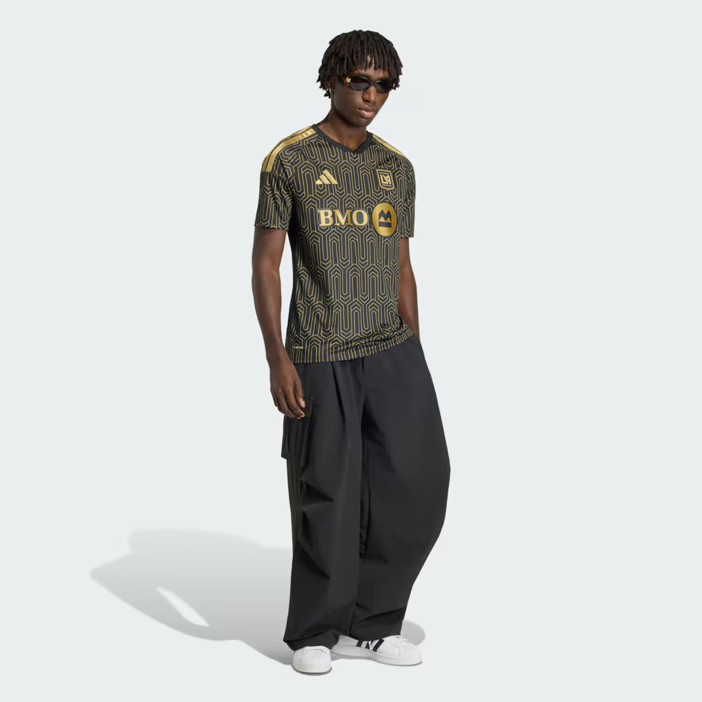 LA FC Home 26/27 Torcedor Adidas - Preto e Dourado
