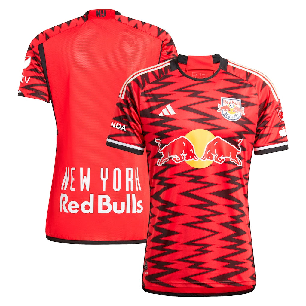 NY Red Bull Home 25/26 Torcedor Adidas - Vermelho