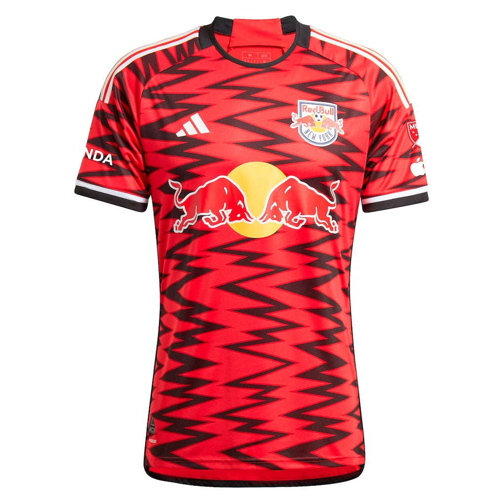 NY Red Bull Home 25/26 Torcedor Adidas - Vermelho