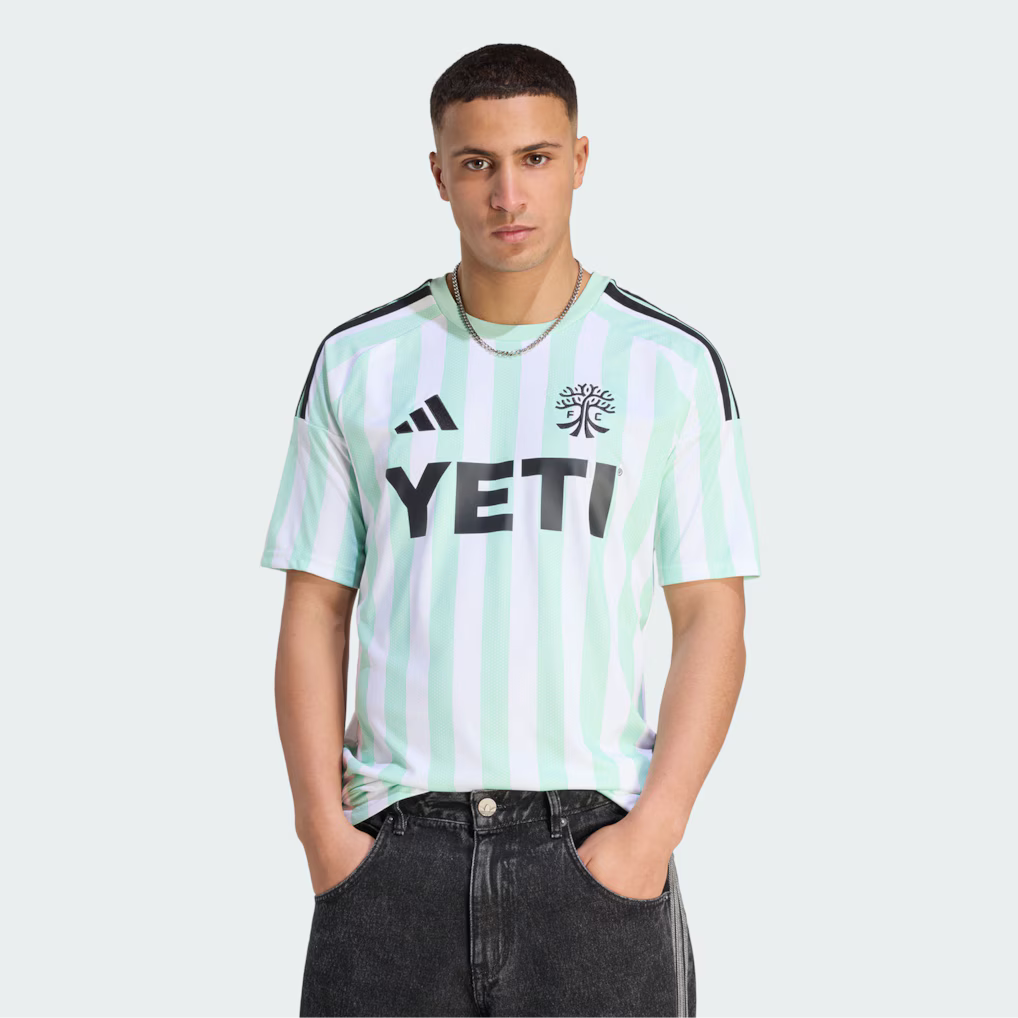 Austin FC Home 26/27 Torcedor Adidas - Verde e Branco