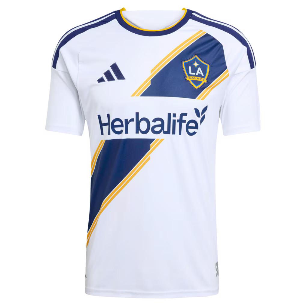 LA Galaxy Home 26/27 Torcedor Adidas - Branca e Azul