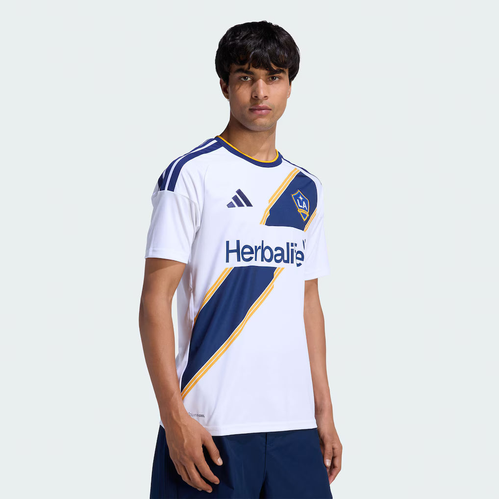 LA Galaxy Home 26/27 Torcedor Adidas - Branca e Azul