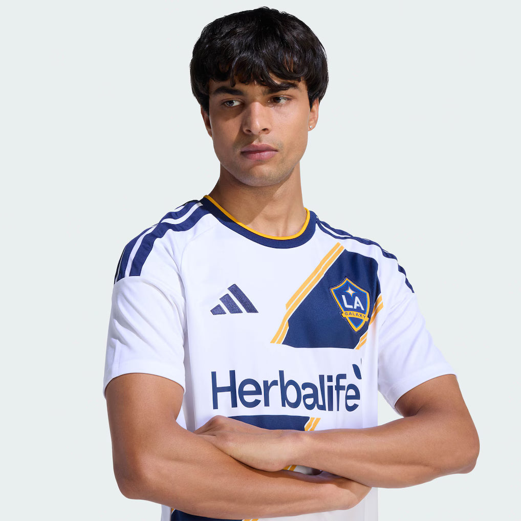 LA Galaxy Home 26/27 Torcedor Adidas - Branca e Azul