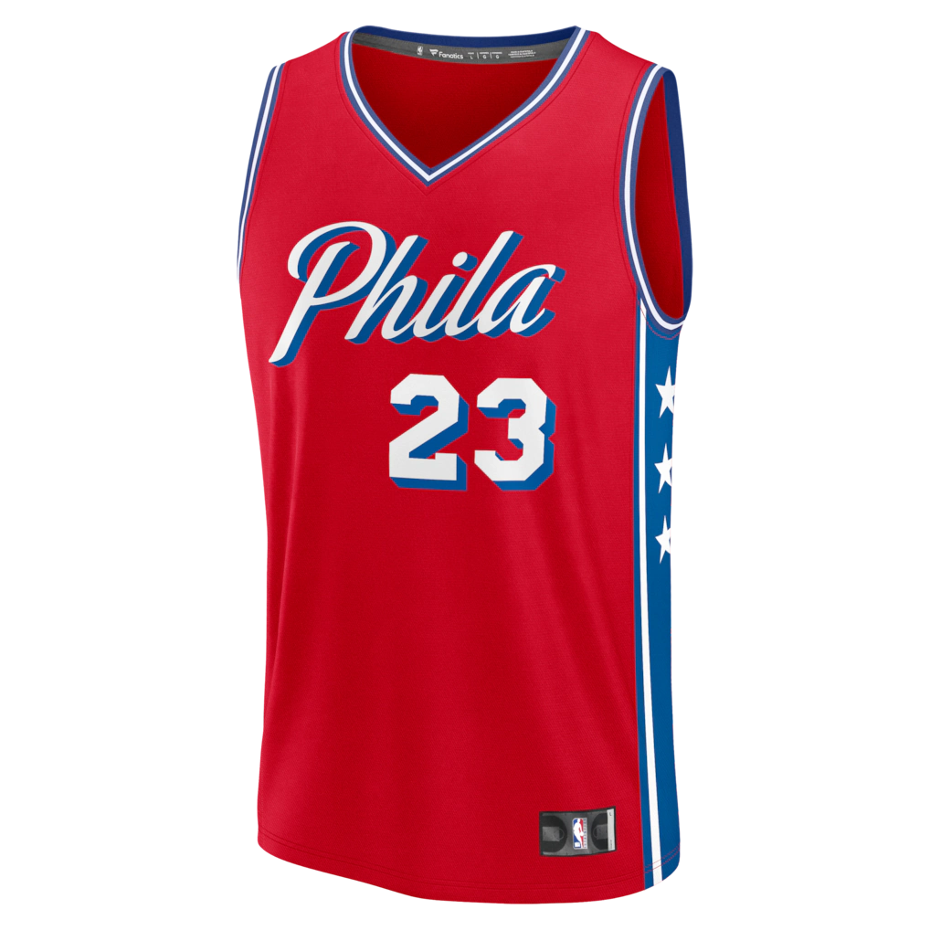 Regata Philadelphia 76ers Masculina - Vermelho