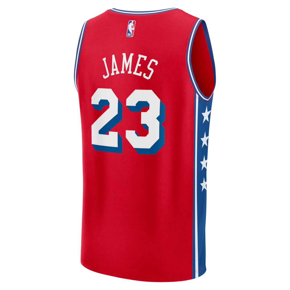 Regata Philadelphia 76ers Masculina - Vermelho
