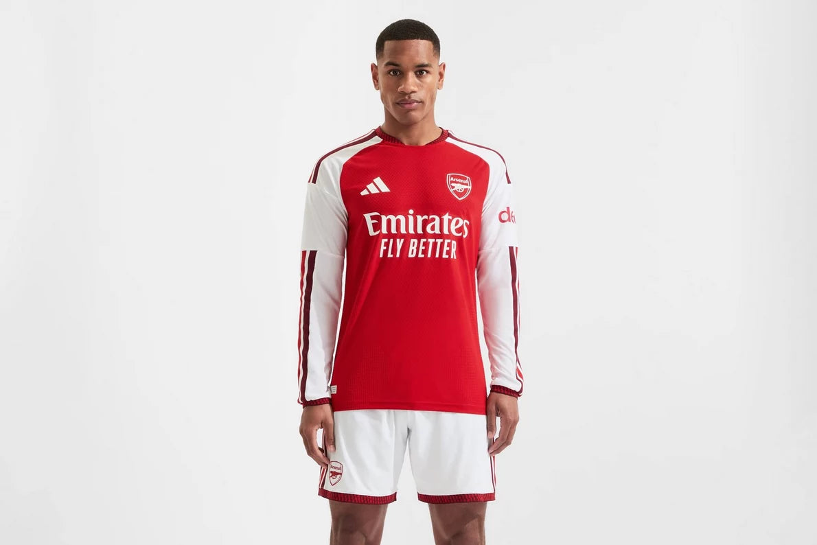 Arsenal Home 26/27 Jogador Manga Longa Adidas - Vermelho