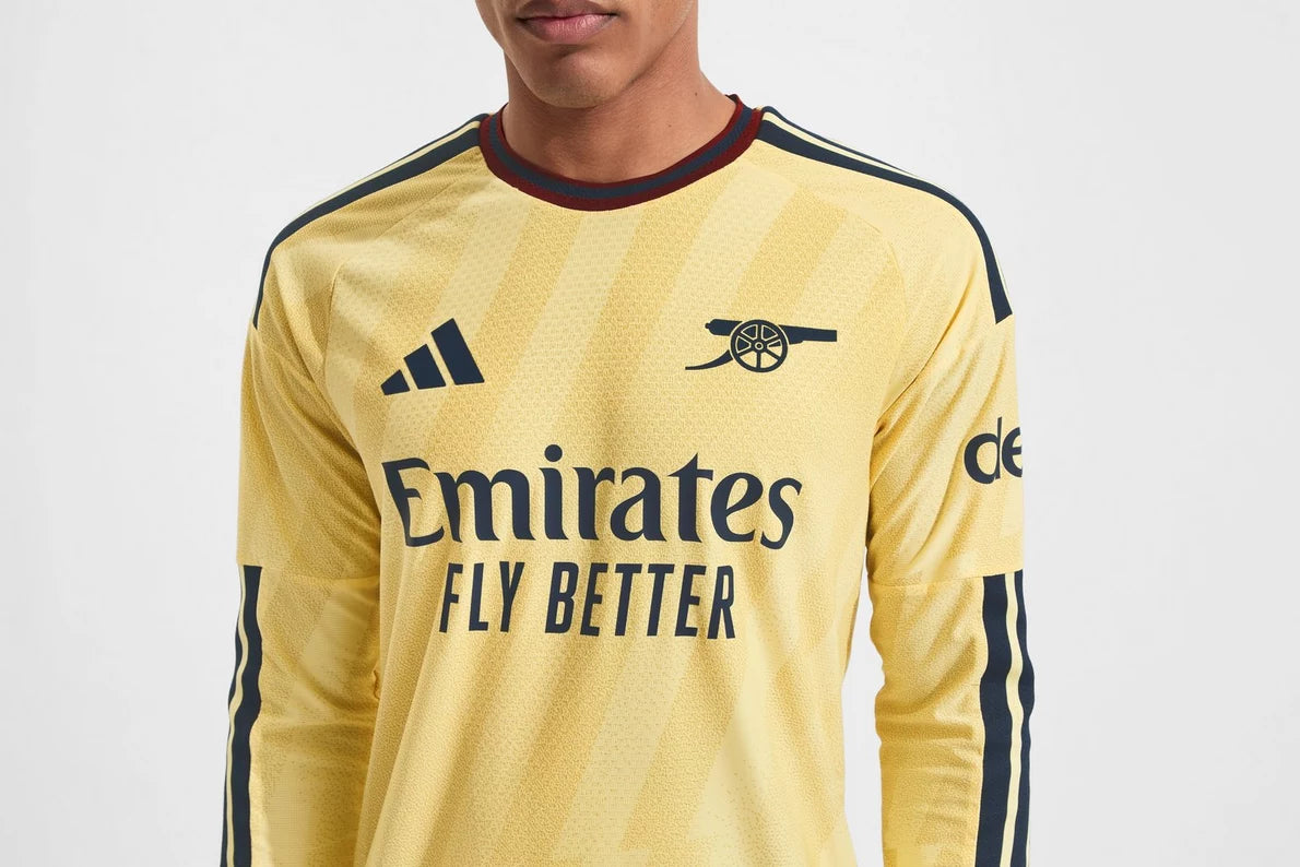 Arsenal Third 26/27 Jogador Manga Longa Adidas - Amarela