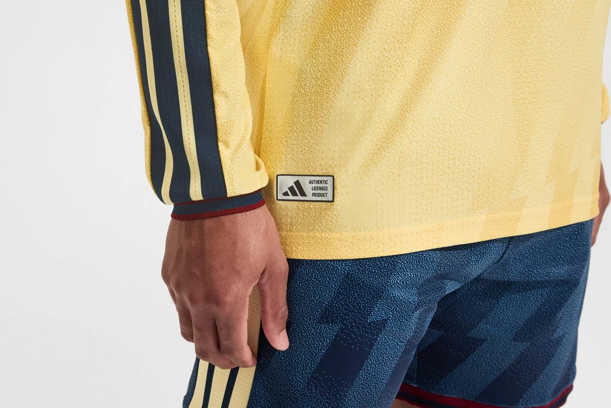 Arsenal Third 26/27 Jogador Manga Longa Adidas - Amarela