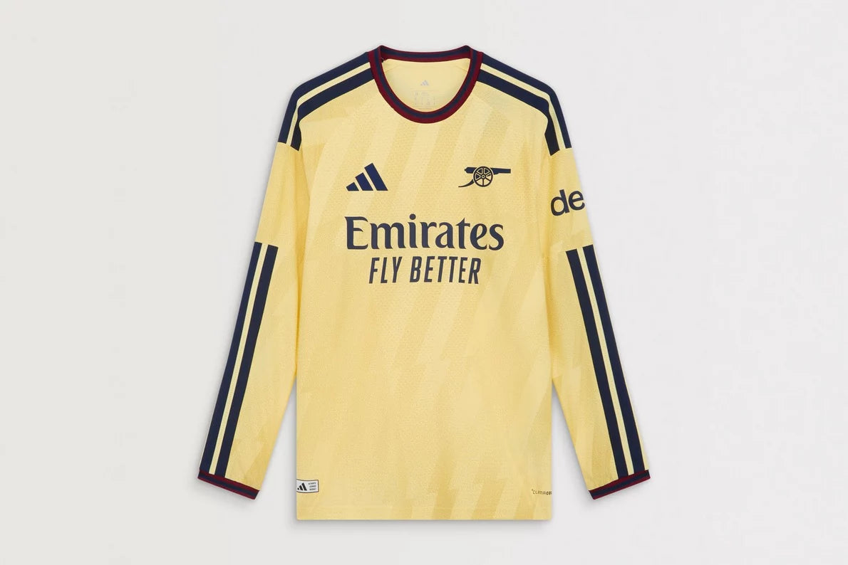 Arsenal Third 26/27 Jogador Manga Longa Adidas - Amarela