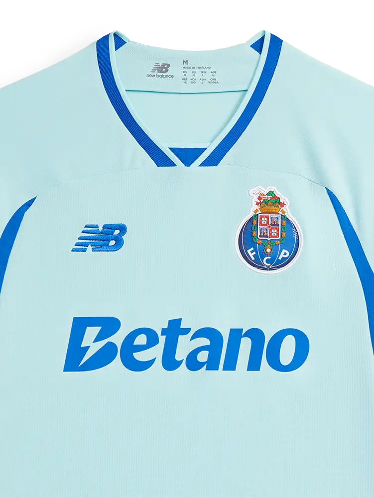 Porto Third 26/27 Torcedor New Balance - Azul Claro