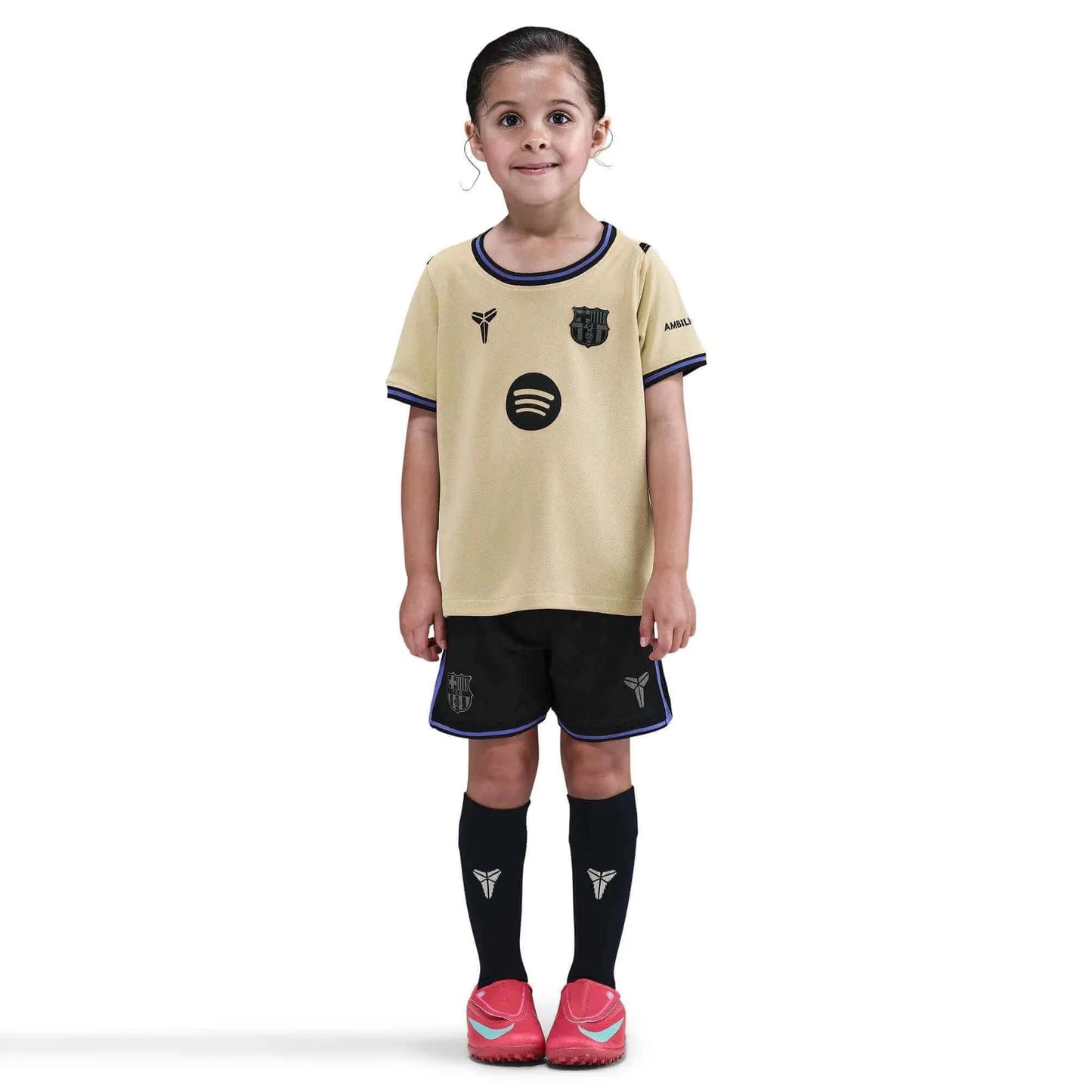 Kit Infantil Barcelona Away 25/26 - Bege